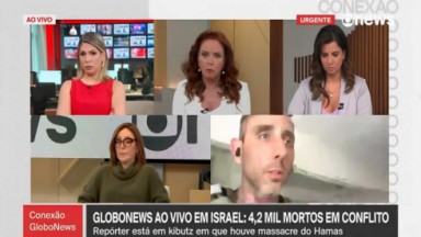 Conexão GloboNews mostra ataque ao vivo em Israel; documentarista escapou 