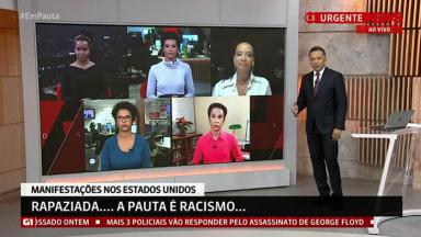 Cena do Em Pauta, da GloboNews 