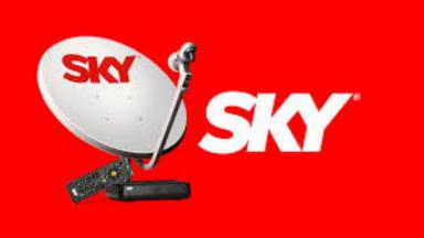 Logo Sky e antena 