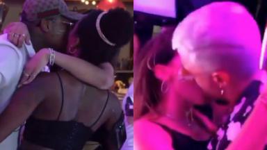 Anitta beija muito no reality show Ilhados com Beats 