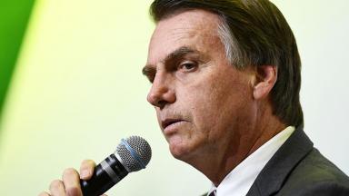 O candidato Jair Bolsonaro 