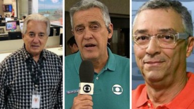 Montagem com jornalistas dispensados pela Globo 
