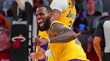 LeBron James, astro do Los Angeles Lakers 
