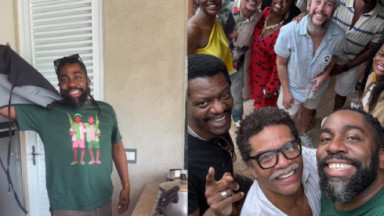 Lázaro Ramos cozinhou para o elenco de A Nobreza do Amor 