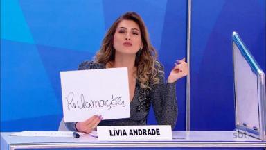 Lívia Andrade no "Programa Silvio Santos" 