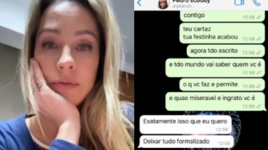 Luana Piovani expõe conversas com Pedro Scooby no WhatsApp 