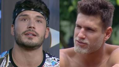 Guilherme Leão e Lucas Viana no reality show A Fazenda 2019 