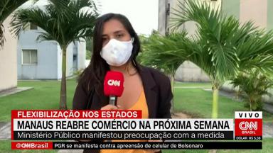 A jornalista Luciene Kaxinawá, da CNN Brasil 