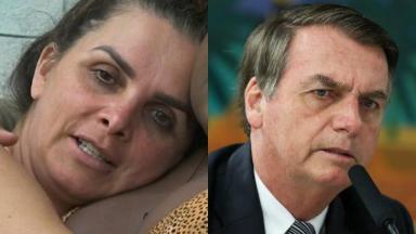 Luiza Ambiel e Jair Bolsonaro 