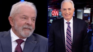Lula e William Waack, na CNN 
