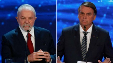 Lula e Bolsonaro em debate 