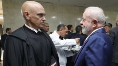 Lula e Alexandre de Moraes 