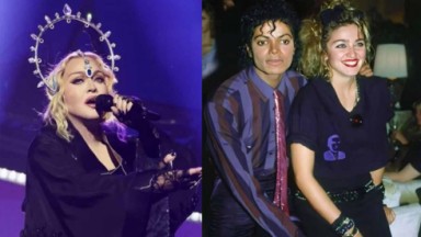 Montagem com Madonna e Michael Jackson 