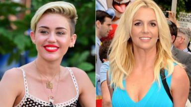 Miley Cyrus e Britney Spears 