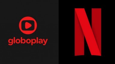 Logos do Globoplay e da Netflix 