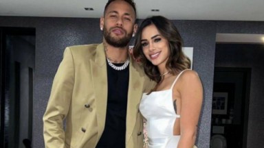 Neymar e Bruna Biancardi em foto 