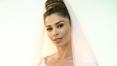 Paloma ( Grazi Massafera ) vestida de noiva. 