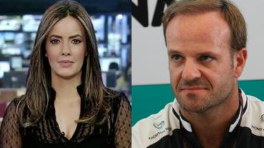 Paloma Tocci e Rubens Barrichello 