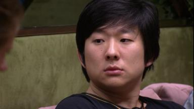 Pyong Lee durante o reality show BBB20 