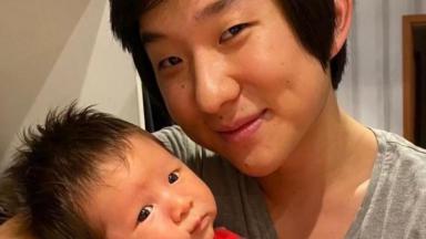 Pyong Lee e Jake Lee, seu filho 