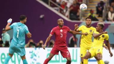 Primeiro jogo da Copa do Mundo 2022 entre Catar e Equador 