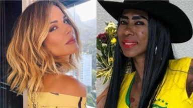 Ana Furtado e Inês Brasil posam sorridentes para a câmera 