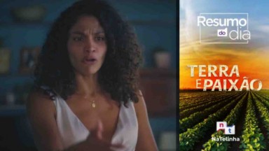 Cena da novela Terra e Paixão exibida na Globo  