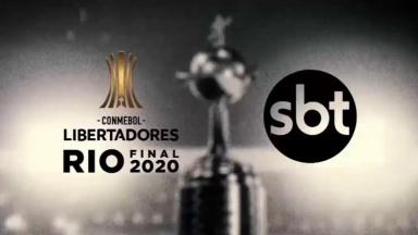Logotipo da final da Libertadores no SBT 