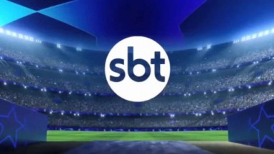 Logo do SBT na Champions League 