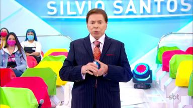 Silvio Santos em seu programa 