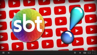 Logotipos de SBT, RedeTV! e YouTube 