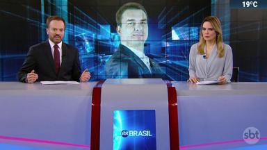 Marcelo Torres e Rachel Sheherazade no SBT Brasil 