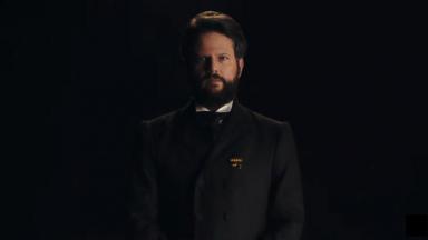 Selton Melo como Dom Pedro II em Nos Tempos do Imperador 