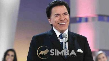 Silvio Santos e o logo da Simba 