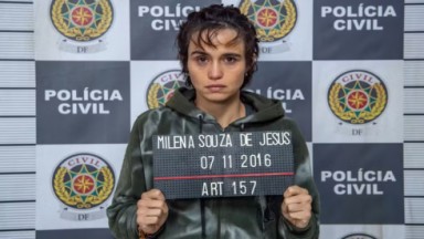 Nanda Costa presa em cena de Justiça 2 