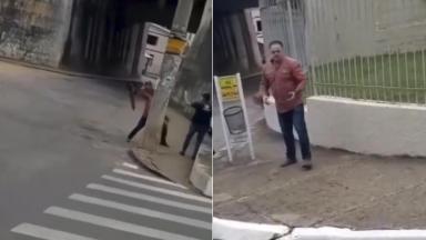 Equipe da TV Integração, afiliada da Globo em Minas Gerais, é agredida durante gravação 