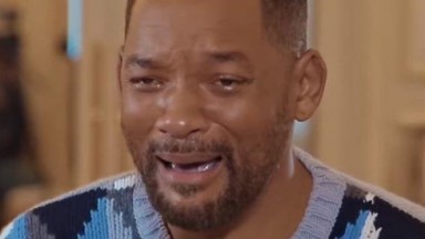 Will Smith chorando em entrevista 