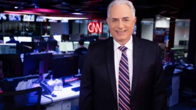William Waack nos estúdios da CNN Brasil 