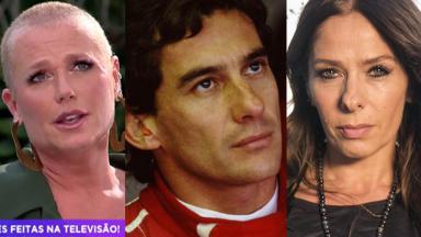 Xuxa, Ayrton Senna e Adriane Galisteu 