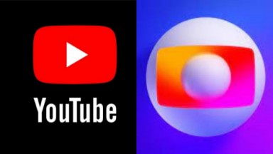 Globo e YouTube em montagem 