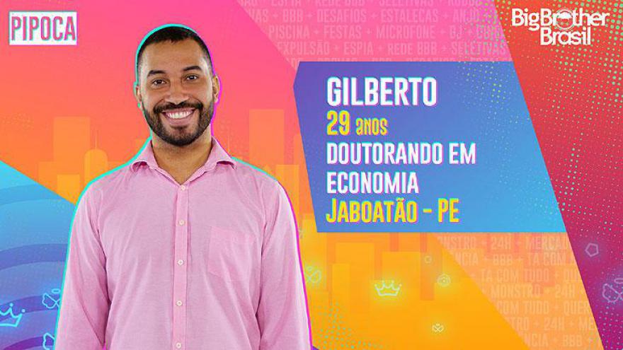 O doutorando em Economia Gilberto, de 29 anos, nasceu e foi criado em Jaboatão dos Guararapes, PE
