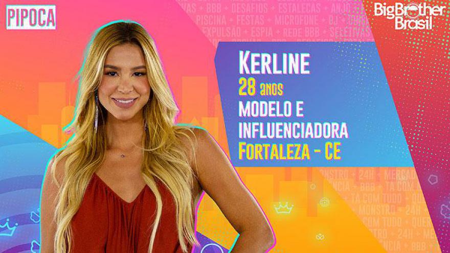 A modelo e influenciadora Kerline tem 28 anos e é de Fortaleza, no Ceará