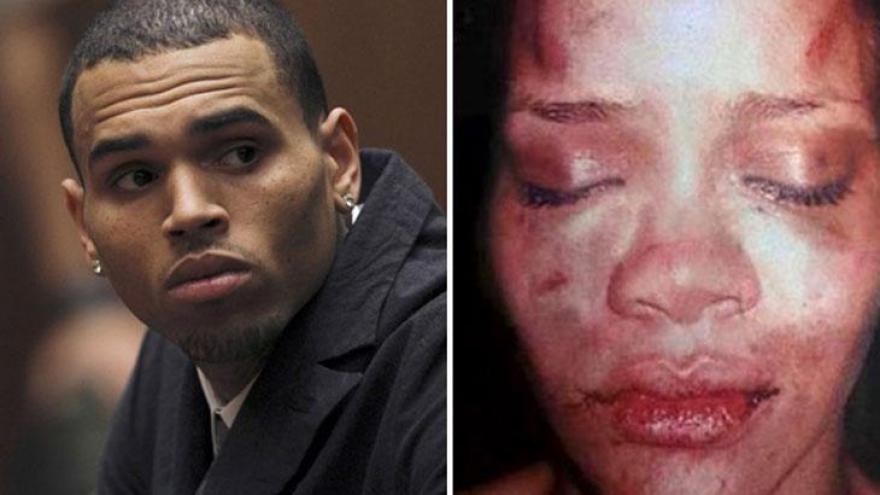 Chris Brown namorou Rihanna. O romance acabou na justiça após a agressão do cantor. O caso foi parar nos tribunais e Brown chegou a ser condenado a prestar 180 dias de serviço comunitário , além de 5 anos de liberdade condicional.