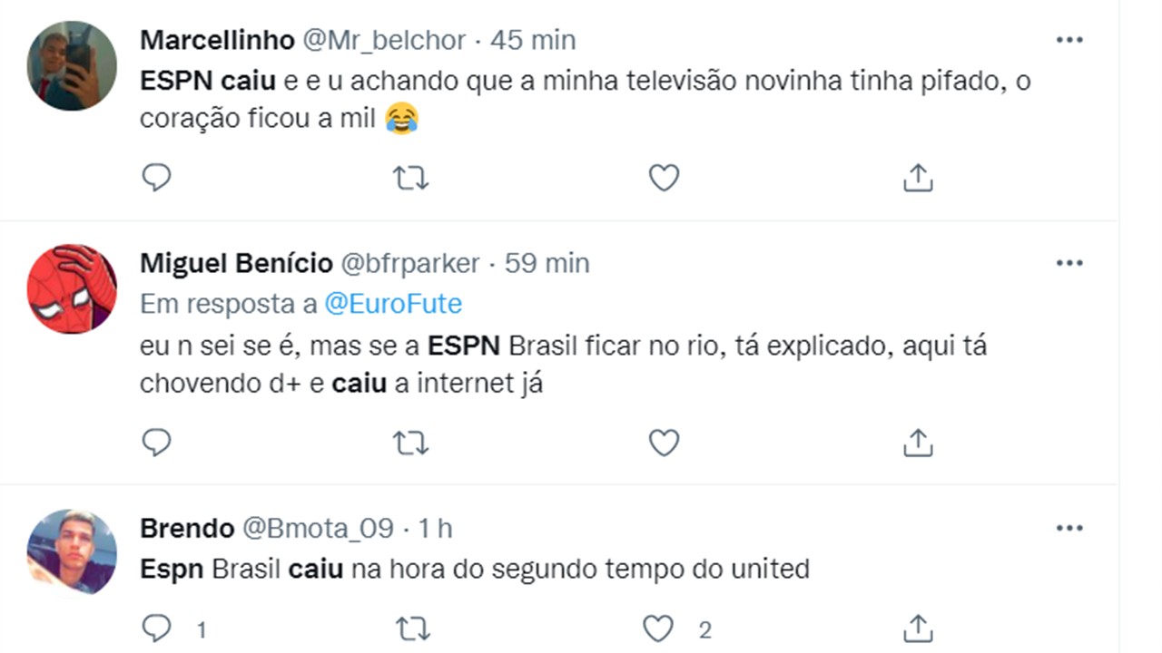 Sinal da ESPN Brasil cai e revolta assinantes