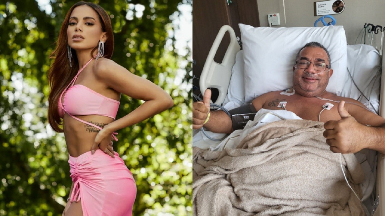 Pai de Anitta surge na web e cita câncer e AVC como suspeitas após cirurgia delicada