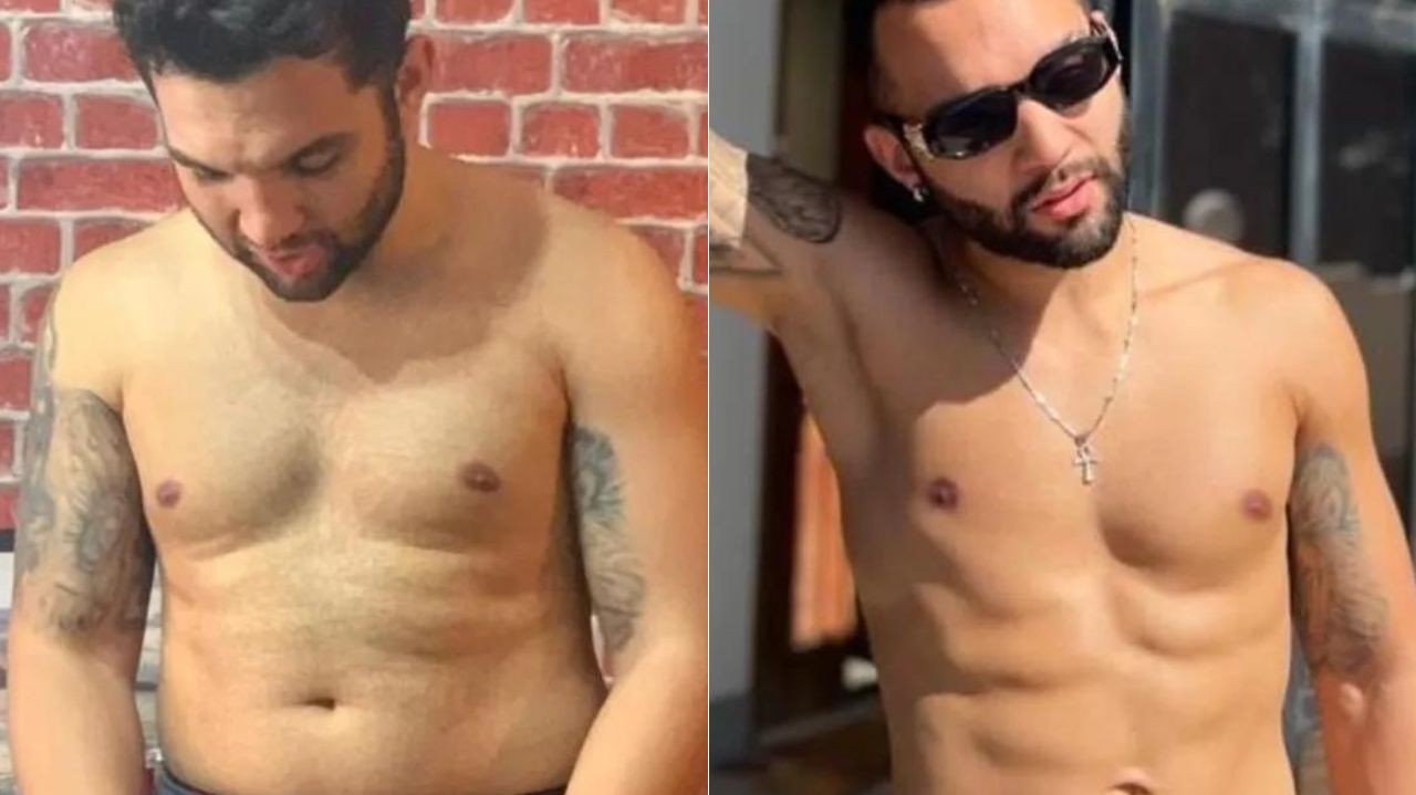 Jonathan Costa perde 25kg com treinos; veja antes e depois