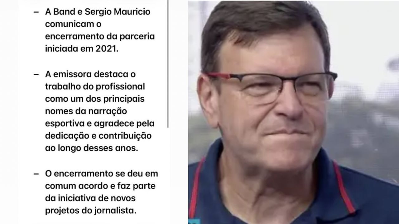 Sérgio Maurício deixa a Band após cinco anos: \"Novos projetos\"
