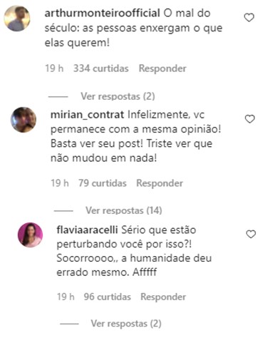 Mulher de Rodrigo Faro se defende após comentário gordofóbico
