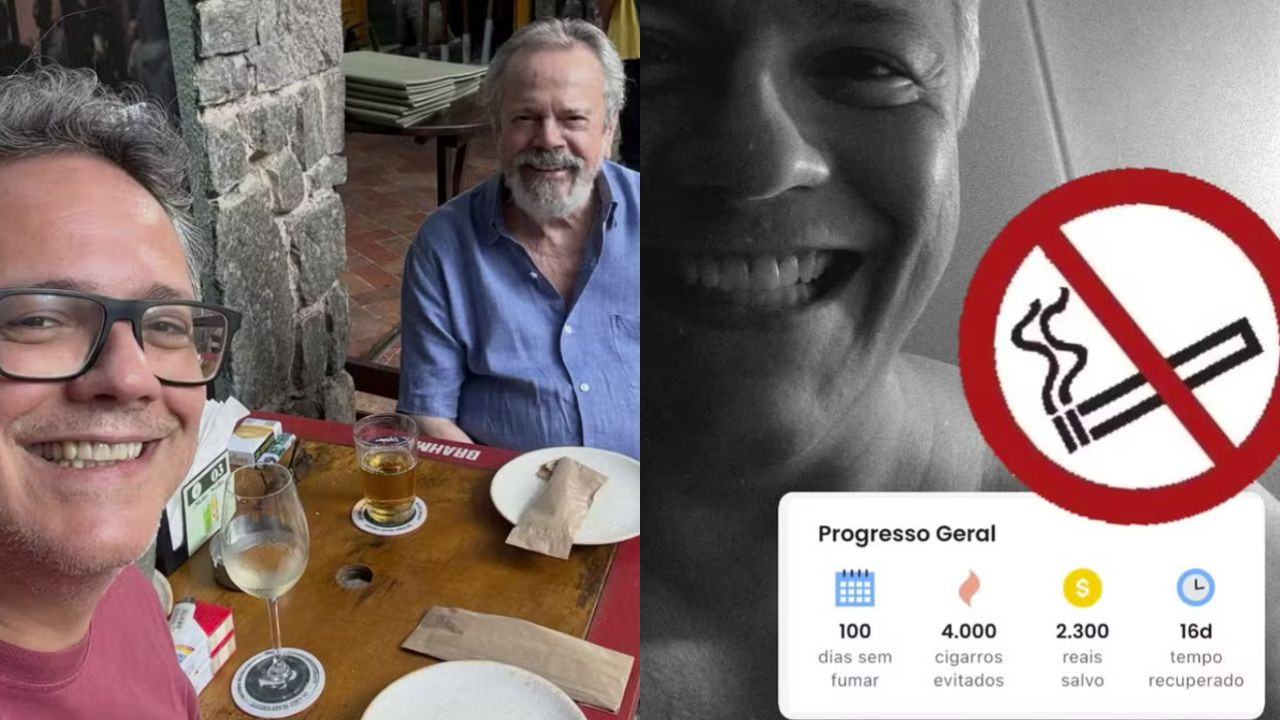 Danton Mello revela quanto economizou em 100 dias sem fumar