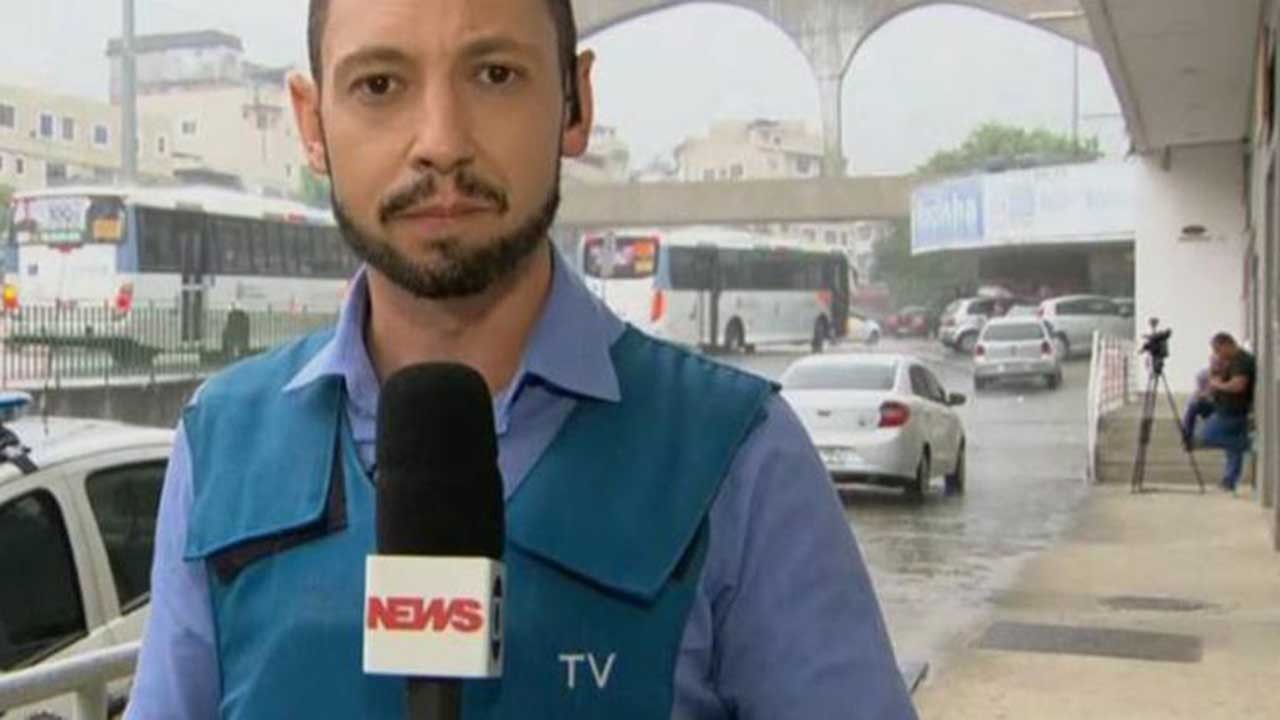 Vídeo: Repórter da Globo é ameaçada por homem armado